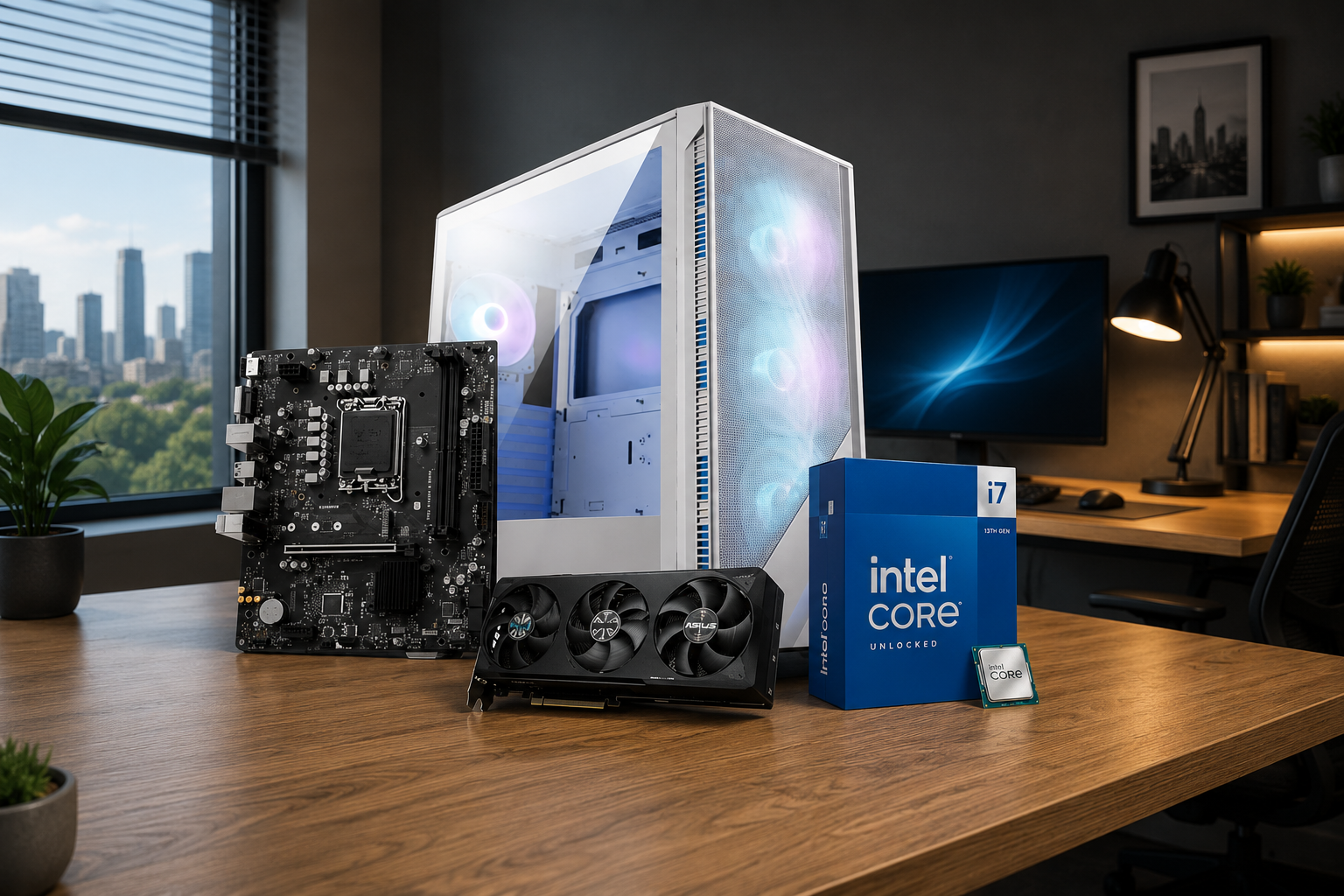🖥️ Pc de Bureau Gamer Max 719 – i7-14700F, RTX 5070, 32Go RAM, SSD 1To au meilleur prix en Tunisie